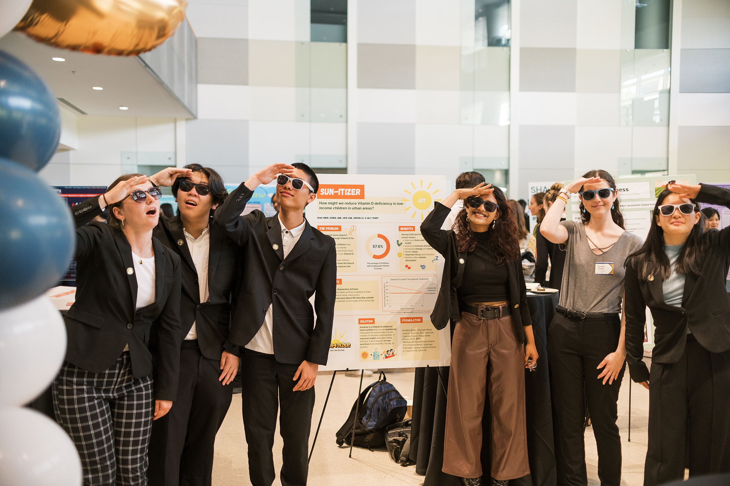 sunglasses with students